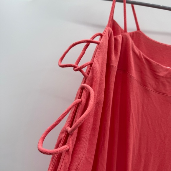 RTR Ingrid & Isabel Coral‎ Empire Waist Stretchy Off Shoulder Maxi Dress Sz S - Picture 4 of 14